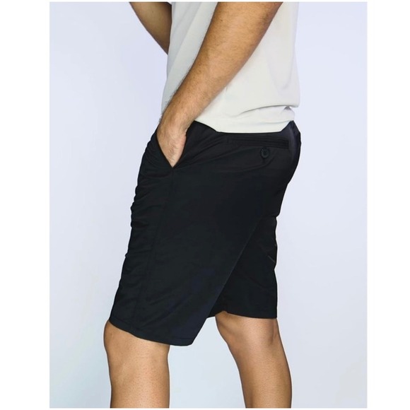 NEW Mens Golf‎ Shorts Black High Performance Lightweight Size 42 - Picture 2 of 11